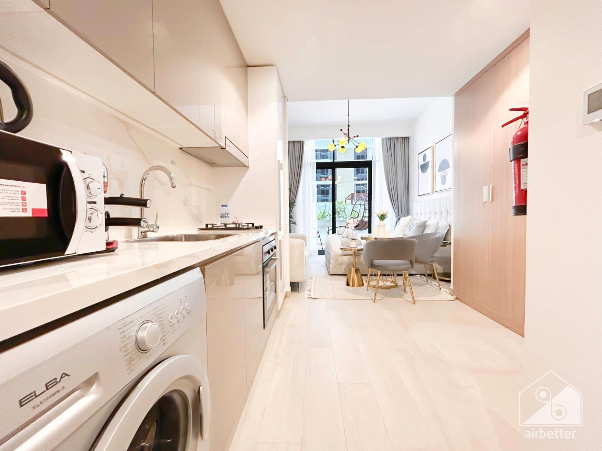 Charming Studio With Balcony In Azizi Riviera 迪拜 外观 照片