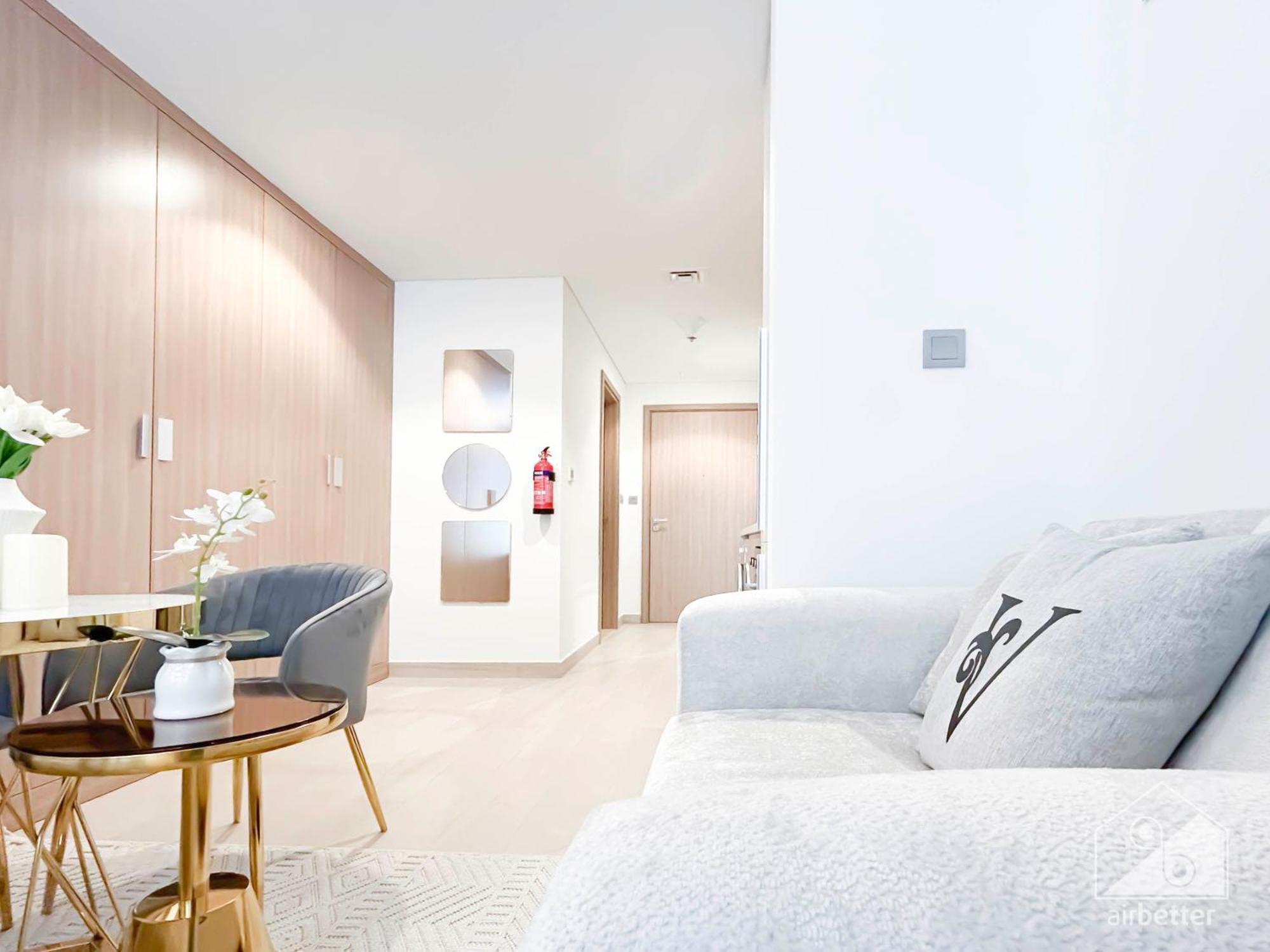 Charming Studio With Balcony In Azizi Riviera 迪拜 外观 照片