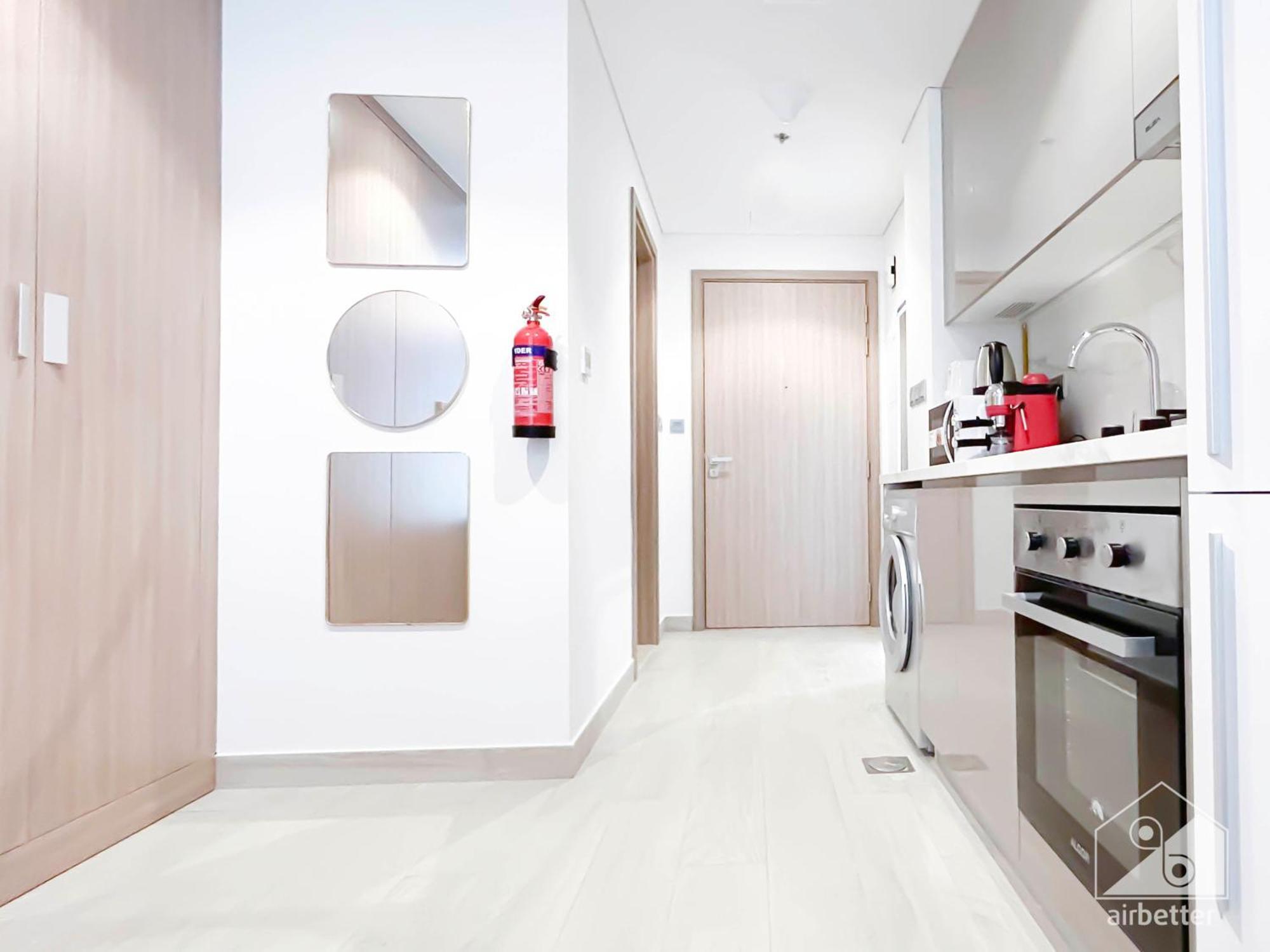 Charming Studio With Balcony In Azizi Riviera 迪拜 外观 照片